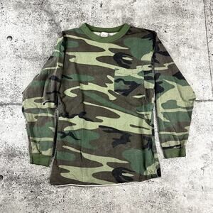 Vintage Camouflage Long Sleeve Trail Crest Men's Large/Med